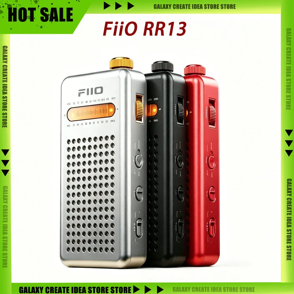 New FiiO RR13 Rechargeable Retro Portable Radio FM Radio With Speaker Earphone Dual Output Magic Bass Time Detachable Antenna
New FiiO RR13 Rechargeable Retro Portable Radio FM Radio With Speaker Earphone Dual Output Magic Bass Time Detachable Antenna
