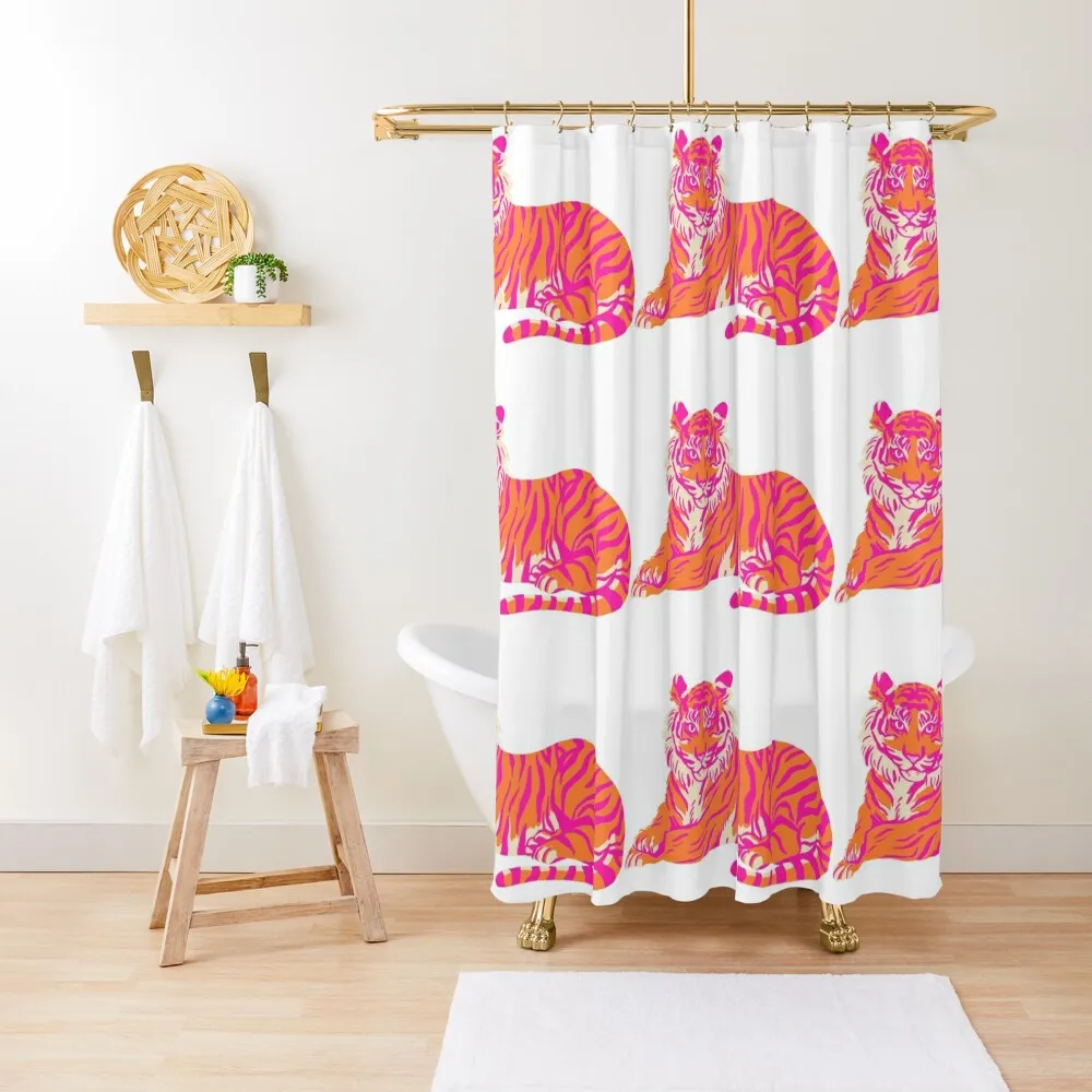 Pink and Orange Tiger Shower Curtain Funny Shower Shower Bath Bathroom Decor Curtain
Pink and Orange Tiger Shower Curtain Funny Shower Shower Bath Bathroom Decor Curtain