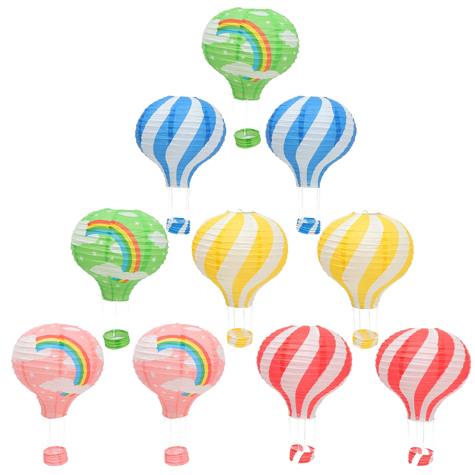 10PCS Paper Hot Air Decorative Hanging Pendants for Classroom Party Wedding Xmas Kindergarten Birthday
10PCS Paper Hot Air Decorative Hanging Pendants for Classroom Party Wedding Xmas Kindergarten Birthday