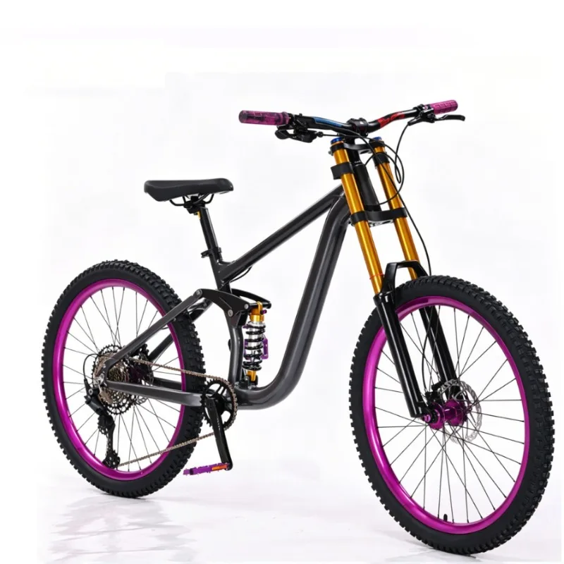 26/27.5 inch downhill mountain bike, aluminum alloy shock-absorbing mountain bike
26/27.5 inch downhill mountain bike, aluminum alloy shock-absorbing mountain bike