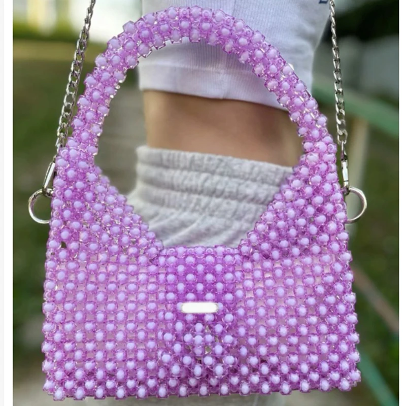 New Ins Acrylic Bead Made Small Square Bags Shoulder Strap Crossbody Single Shoulder Women's Bag Customizable Versatile Handbag
New Ins Acrylic Bead Made Small Square Bags Shoulder Strap Crossbody Single Shoulder Women's Bag Customizable Versatile Handbag