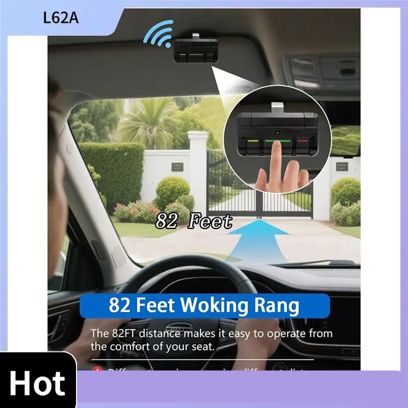 L62A 813LMX 811LM Gate Opener Remote Control Replacement Gate Clicker For Liftmaster 850LM, 860LM, STAR1000 Receivers
L62A 813LMX 811LM Gate Opener Remote Control Replacement Gate Clicker For Liftmaster 850LM, 860LM, STAR1000 Receivers