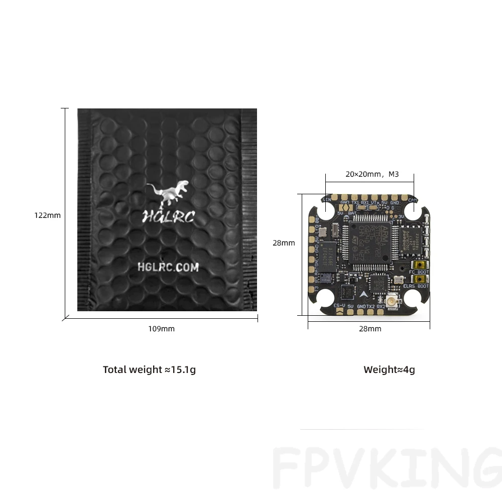 HGLRC SPECTER F722 Lite FPV Racing Контроллер полета Встроенный приемник ELRS 2,4G Запасные части для дронов с низкой задержкой и защитой от помех
HGLRC SPECTER F722 Lite FPV Racing Контроллер полета Встроенный приемник ELRS 2,4G Запасные части для дронов с низкой задержкой и защитой от помех