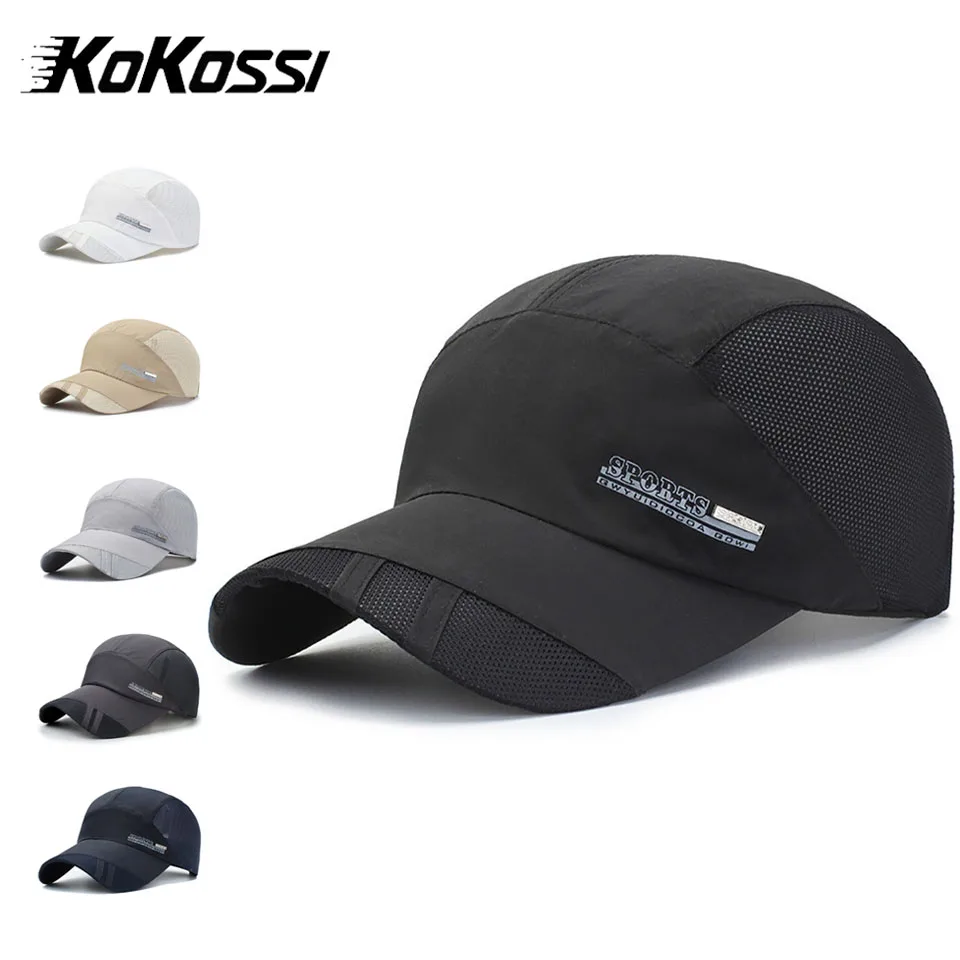 KoKossi Summer Breathable Sports Hat Mesh Baseball Caps Quick Dry Running Baseball Visor Hat Sunshade Outdoor For Men Women
KoKossi Summer Breathable Sports Hat Mesh Baseball Caps Quick Dry Running Baseball Visor Hat Sunshade Outdoor For Men Women