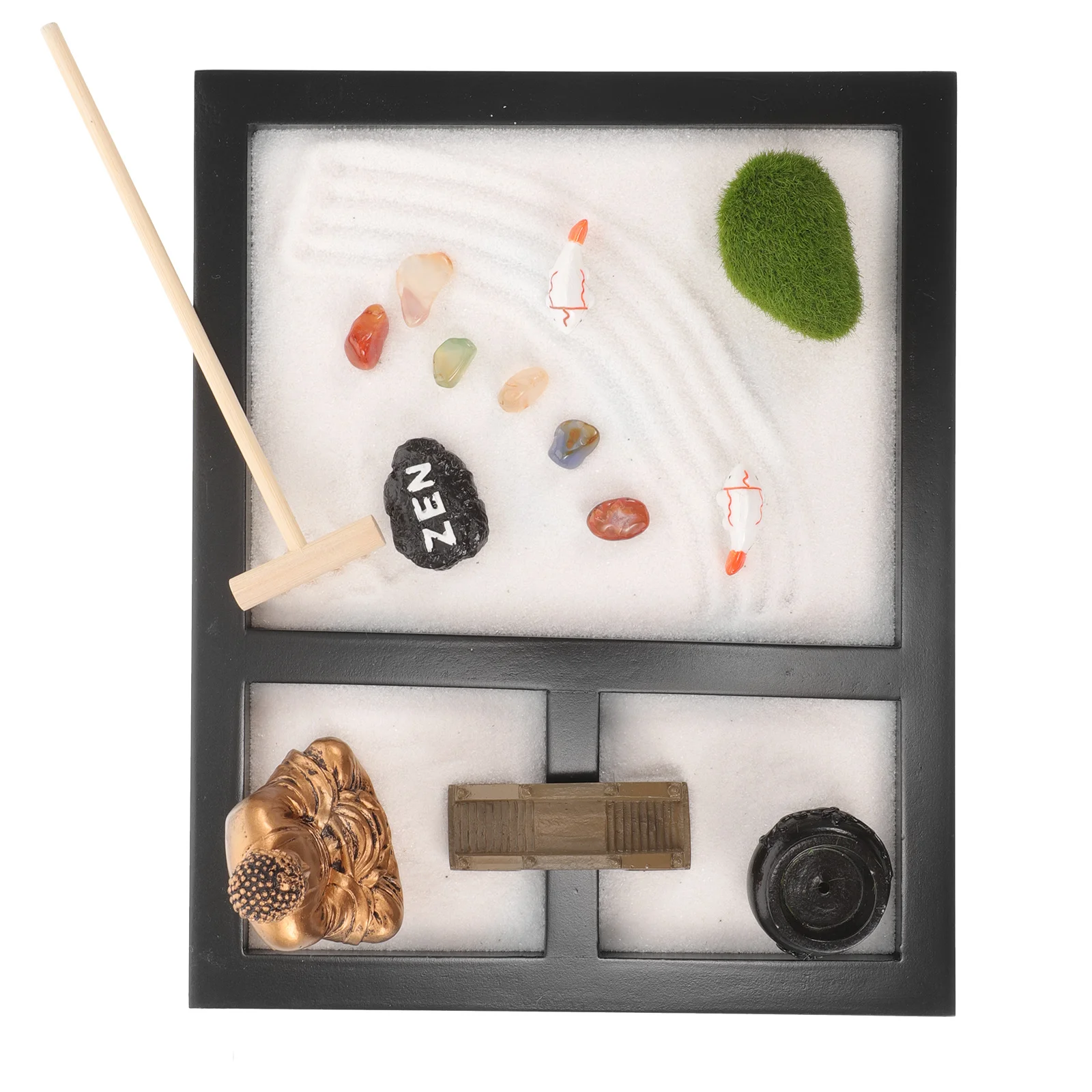 Wooden Sand Table Ornament Zen Garden Kit For Desk Decor Meditation Home Office Decoration Micro Landscape Sandbox Figure Garden
Wooden Sand Table Ornament Zen Garden Kit For Desk Decor Meditation Home Office Decoration Micro Landscape Sandbox Figure Garden