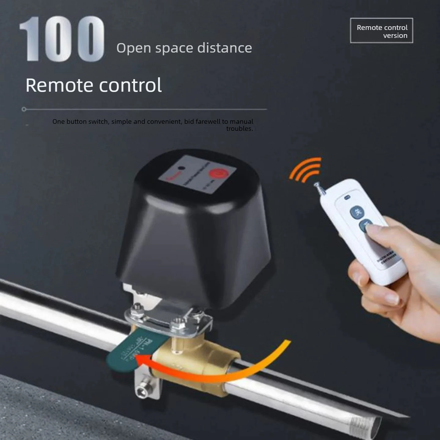 1PC Wireless remote control manipulator valve remote one-button switch faucet pipe ball valve electric controller
1PC Wireless remote control manipulator valve remote one-button switch faucet pipe ball valve electric controller
