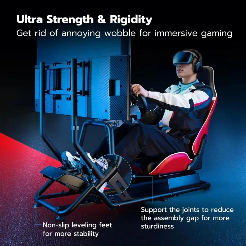 Racing with Mount and Formula GT Simulator Cockpit PS5 PS4
Racing with Mount and Formula GT Simulator Cockpit PS5 PS4