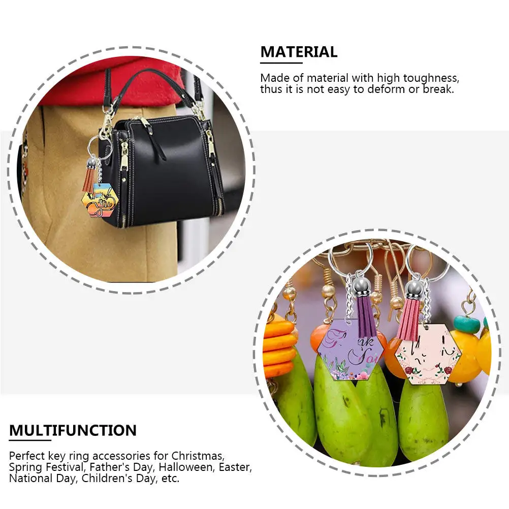 Набор акриловых брелоков: высокопрочные креативные подвески, аксессуары для DIY-украшений, детали для брелоков, для подарков, праздников и фестивалей
Набор акриловых брелоков: высокопрочные креативные подвески, аксессуары для DIY-украшений, детали для брелоков, для подарков, праздников и фестивалей
