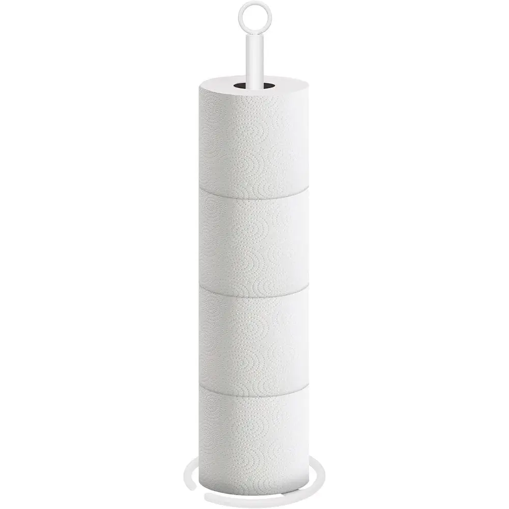 Stainless Steel Toilet Paper Stand, 4-Roll Holder with Reserve, Space-Saving Tissue Storage for Bathroom or Kitchen
Stainless Steel Toilet Paper Stand, 4-Roll Holder with Reserve, Space-Saving Tissue Storage for Bathroom or Kitchen