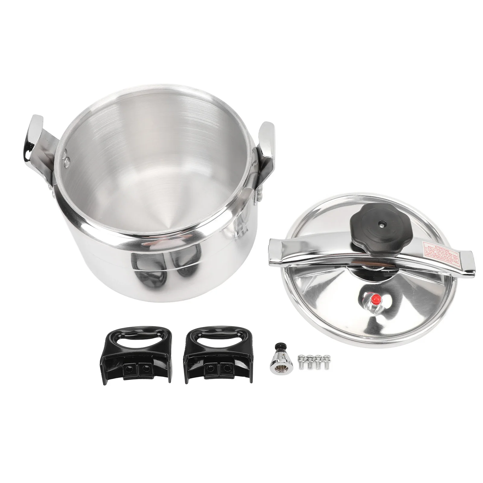 Aluminum Pressure Cooker Aluminum Pressure Canner 7L Large Capacity Zero Coating Double Ears Professional Canner for Gas Stove 
Aluminum Pressure Cooker Aluminum Pressure Canner 7L Large Capacity Zero Coating Double Ears Professional Canner for Gas Stove