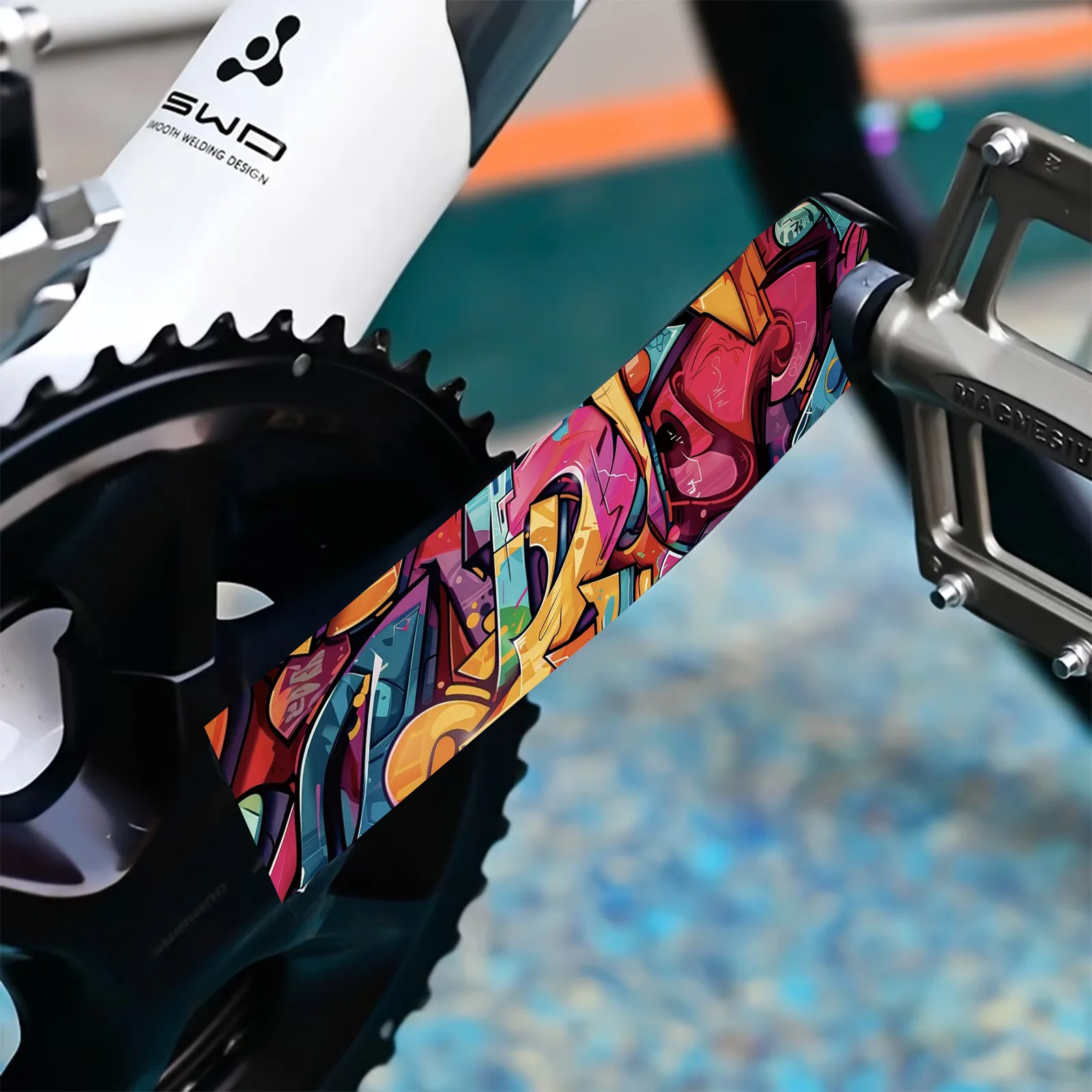 1pair Vibrant Graffiti Bike Crank Stickers, Waterproof Vinyl Decals for Bicycle Crank, Chain Guard & Frame
1pair Vibrant Graffiti Bike Crank Stickers, Waterproof Vinyl Decals for Bicycle Crank, Chain Guard & Frame