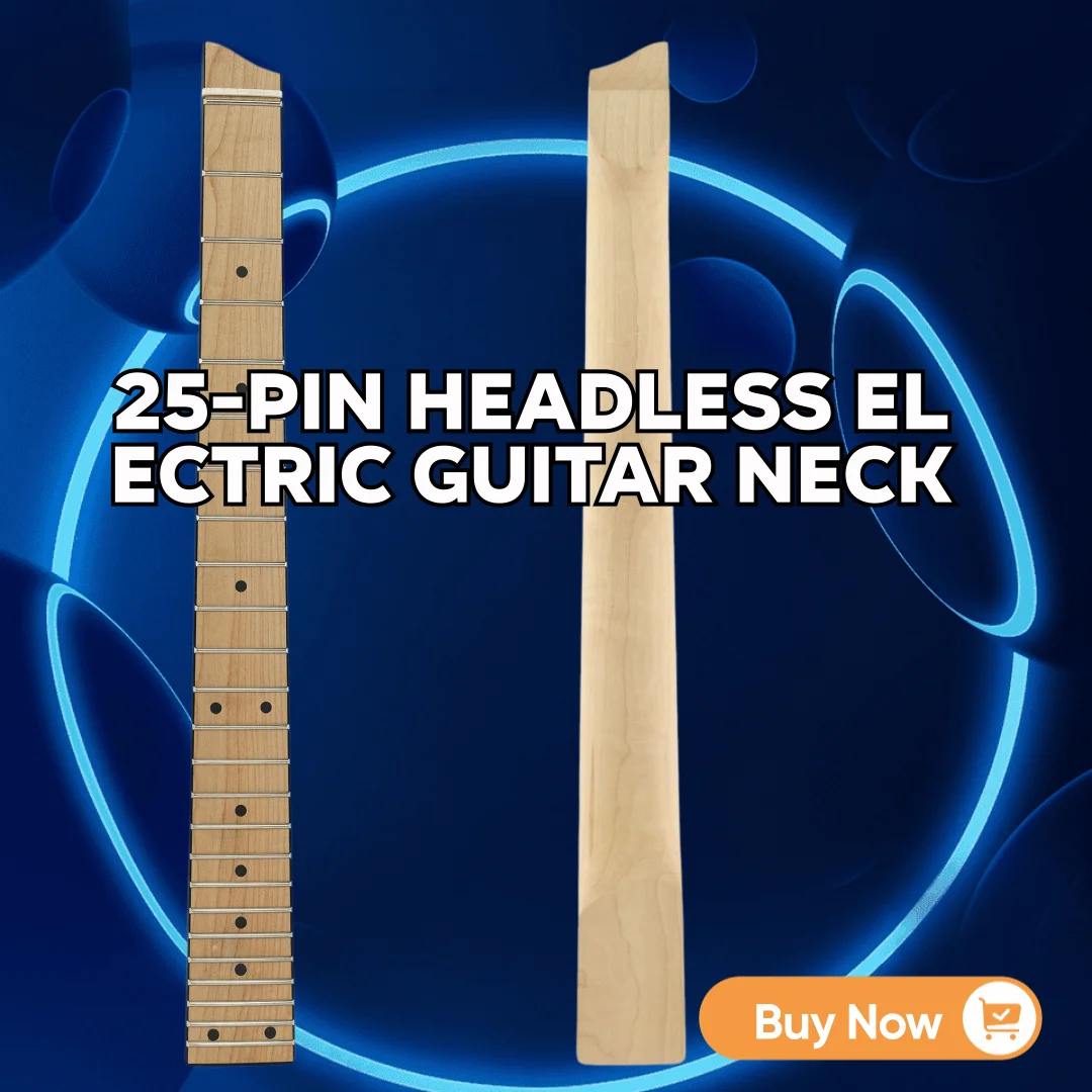 Maple Headless Electric Guitar, 25 Frets, DIY, Fingerboard for 6-String Travel, High Quality, Maple
Maple Headless Electric Guitar, 25 Frets, DIY, Fingerboard for 6-String Travel, High Quality, Maple