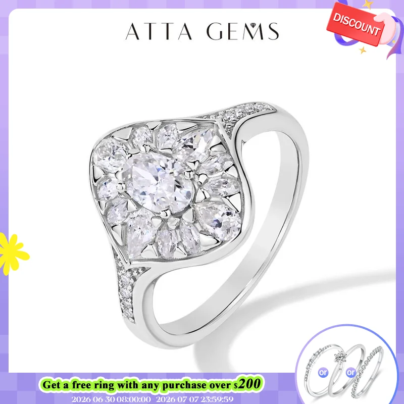 ATTAGEMS Oval Cut 0.5CT Moissanite Ring for Women All D VVS1 Color Moissanite Sparkling 925 Sterling Silver Wedding Fine Jewelry
ATTAGEMS Oval Cut 0.5CT Moissanite Ring for Women All D VVS1 Color Moissanite Sparkling 925 Sterling Silver Wedding Fine Jewelry