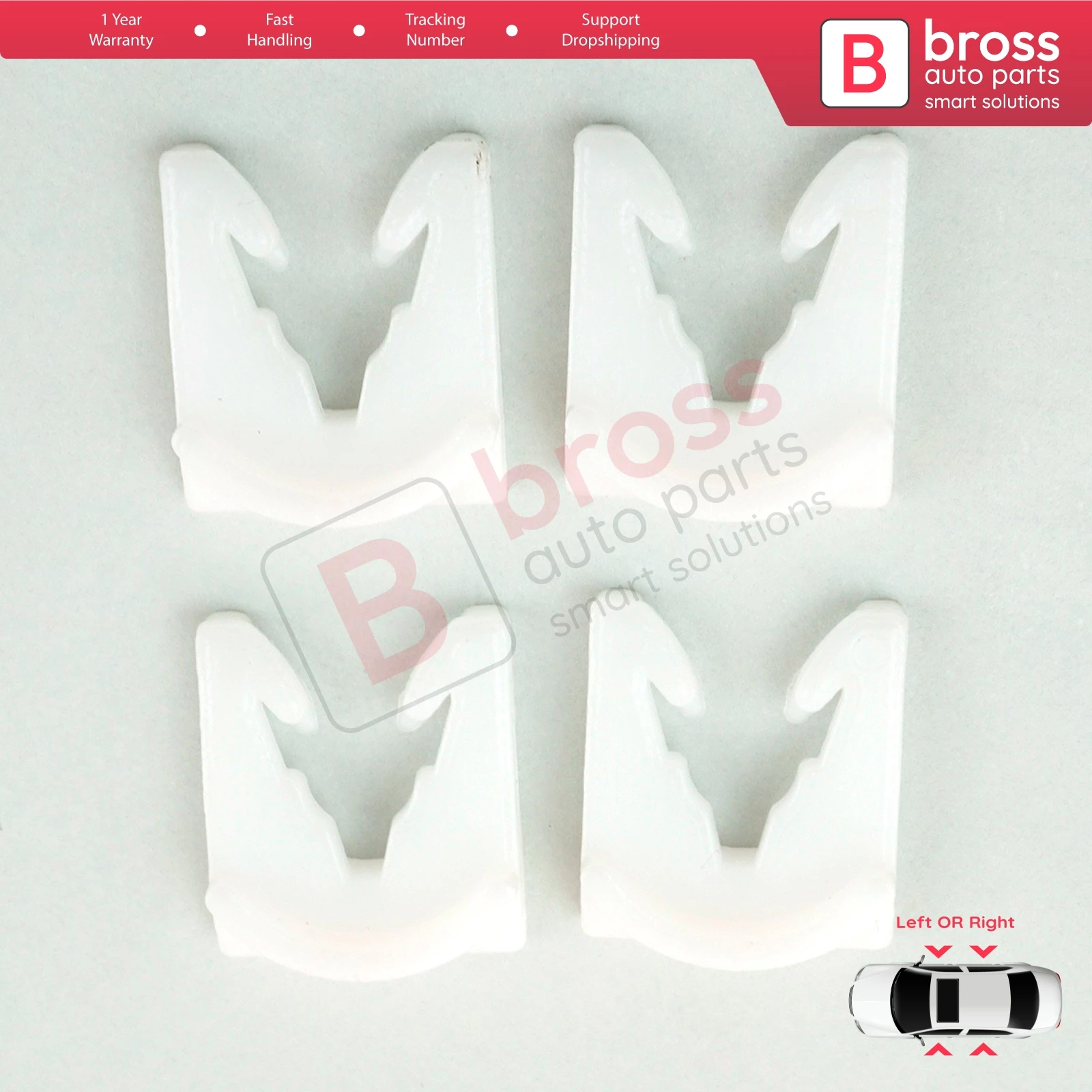 BWR5114 4X Window Lifter Regulator Guide Bracket Fixer Clamp Clips for Fiat Tempra 159 Tipo 160 Alfa Romeo 155 7595321 7595322
BWR5114 4X Window Lifter Regulator Guide Bracket Fixer Clamp Clips for Fiat Tempra 159 Tipo 160 Alfa Romeo 155 7595321 7595322