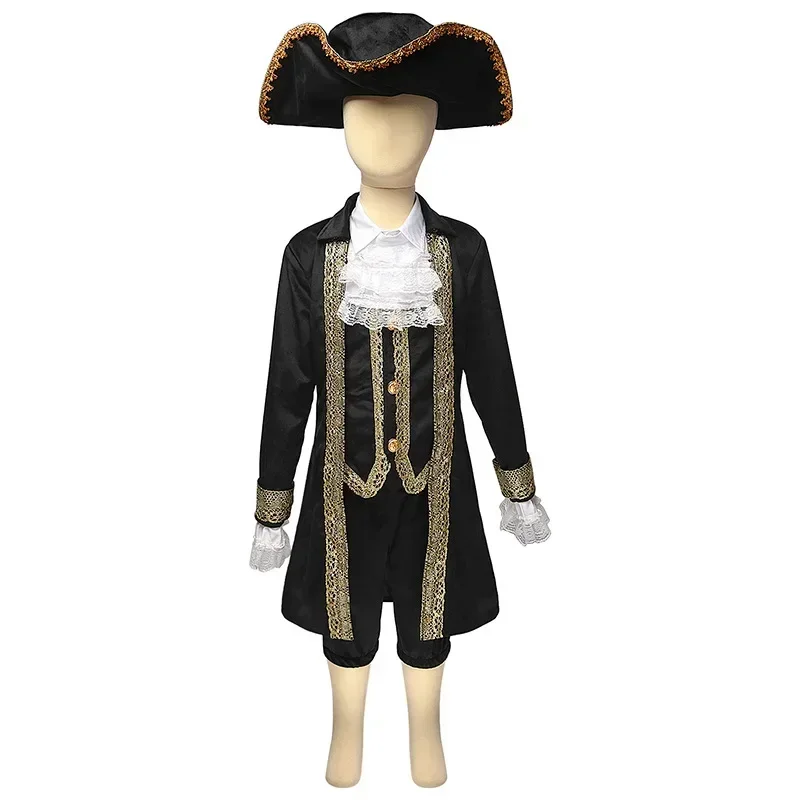 NEWNew European and American Halloween game uniform boy pirate set cosplay role-playing clothes
NEWNew European and American Halloween game uniform boy pirate set cosplay role-playing clothes