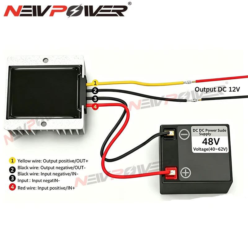 12v 120w Isolated DC DC Buck Power Module 75-150V to 12V Step-down Converter 84v 96v 108v 110v 120v 130v 140v 148v for cars
12v 120w Isolated DC DC Buck Power Module 75-150V to 12V Step-down Converter 84v 96v 108v 110v 120v 130v 140v 148v for cars