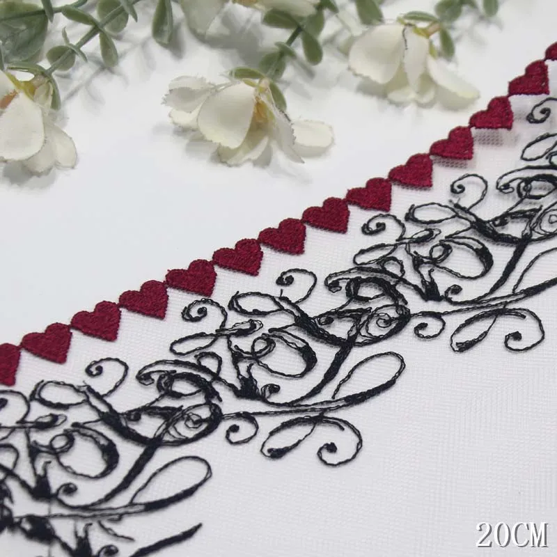 28Yards Elegant Mesh Embroidered Tulle Lace Fabric Heart Shape Embroidery Lace for Lingerie Women Dress 2025
28Yards Elegant Mesh Embroidered Tulle Lace Fabric Heart Shape Embroidery Lace for Lingerie Women Dress 2025