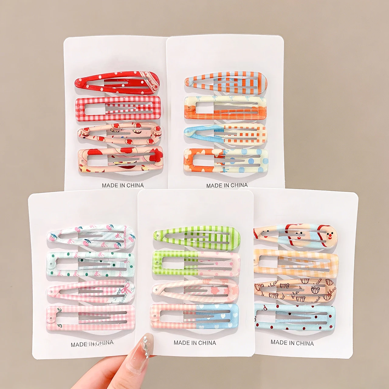 4Pc/set Sweet Cute Baby Hair Clips Polka Dots Plaid Children Hairpins Colorful Barrettes Girls Side Clip Kids Hair Accessories
4Pc/set Sweet Cute Baby Hair Clips Polka Dots Plaid Children Hairpins Colorful Barrettes Girls Side Clip Kids Hair Accessories