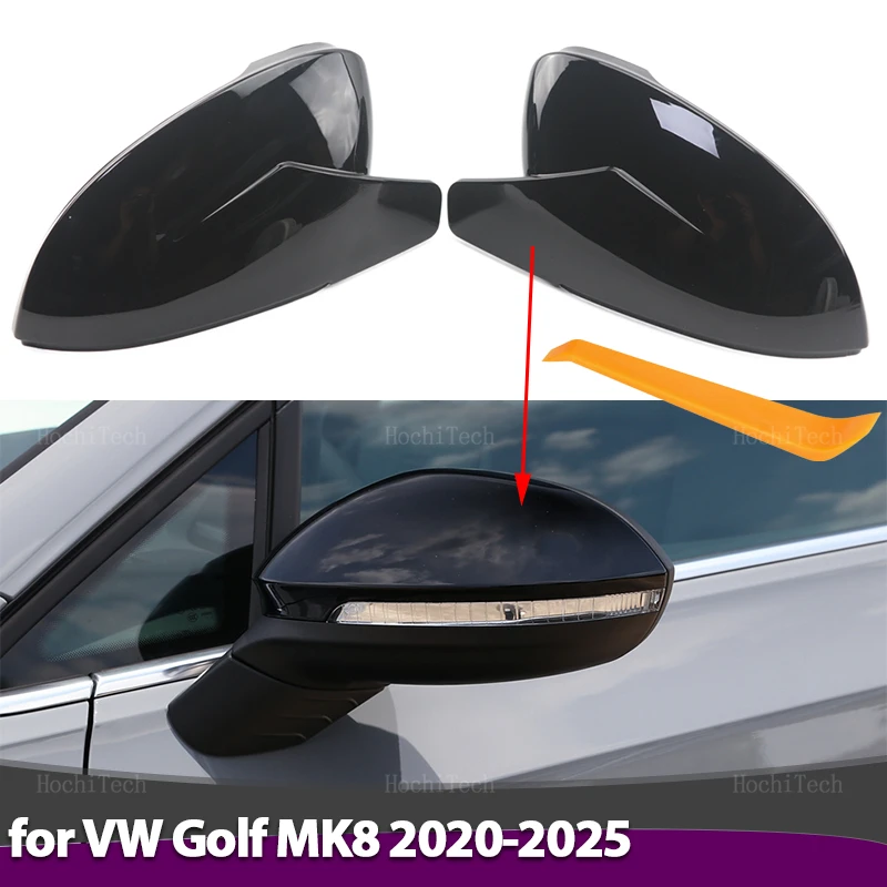 Black Mirror Cover Horn Style Car Side Rearview Mirror Cover Cap Trim For Volkswagen VW Golf 8 MK8 VIII 8R R GTI GTE GTD 20-25
Black Mirror Cover Horn Style Car Side Rearview Mirror Cover Cap Trim For Volkswagen VW Golf 8 MK8 VIII 8R R GTI GTE GTD 20-25