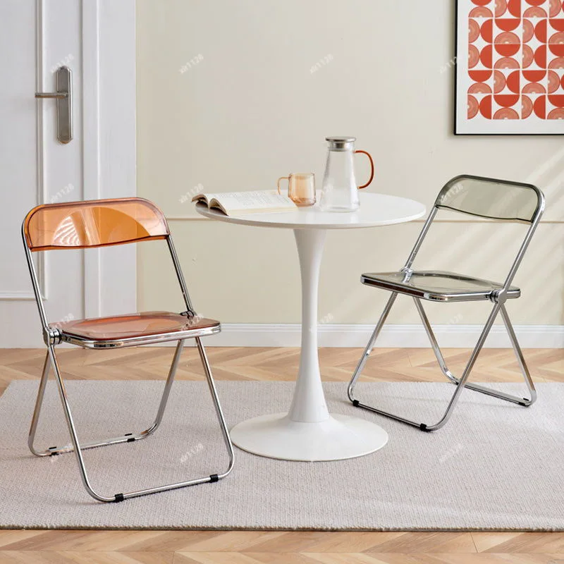 Modern Transparent Acrylic Folding Chair Stylish Seat for Home Living Room and Photography
Modern Transparent Acrylic Folding Chair Stylish Seat for Home Living Room and Photography