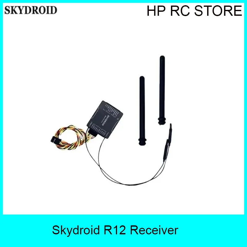 Skydroid R12 Receiver RX/SG12-RX T12 Remote Control Receiver For T12 Radio Transmitter Plant Protection Drone Assessories RC
Skydroid R12 Receiver RX/SG12-RX T12 Remote Control Receiver For T12 Radio Transmitter Plant Protection Drone Assessories RC