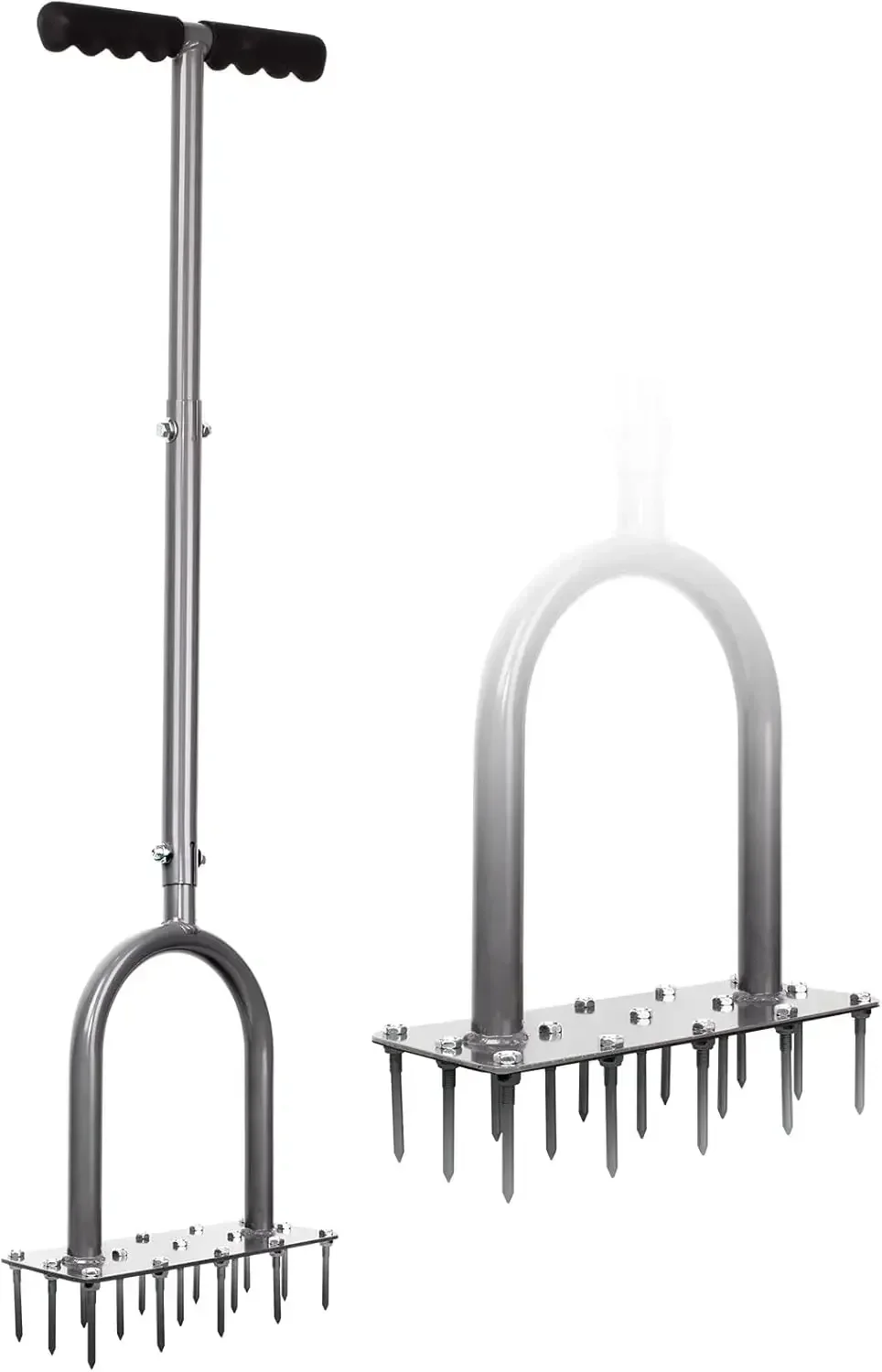 Lawn Aerator Spike Metal Manual Dethatching Soil Aerating Lawn with 15 Iron Spikes, Pre-Assembled Grass Aerator Tools for Yard
Lawn Aerator Spike Metal Manual Dethatching Soil Aerating Lawn with 15 Iron Spikes, Pre-Assembled Grass Aerator Tools for Yard