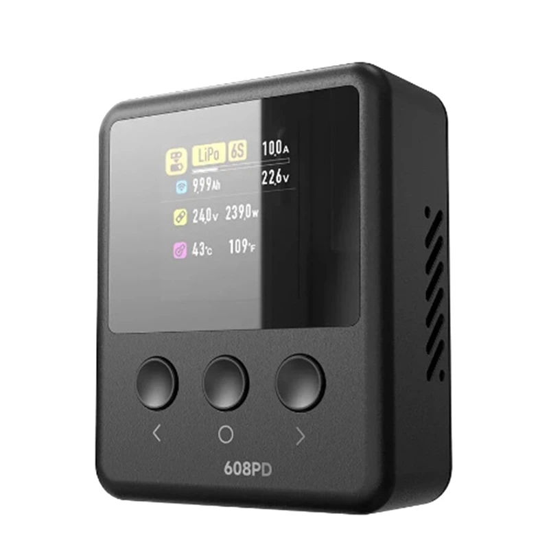 AEE7-For ISDT 608PD Lipo Balance Charger DC 240W USB-C 140W PD3.1 Discharger For RC Batteries Life/Lilon/Lipo/Lihv
AEE7-For ISDT 608PD Lipo Balance Charger DC 240W USB-C 140W PD3.1 Discharger For RC Batteries Life/Lilon/Lipo/Lihv