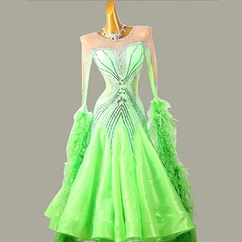 Ballroom Dance Competition Dresses Dance Costumes Waltz Dress For Dancing Clothes Dance Wear Dress Rumba Standard Ballroom Dress
Ballroom Dance Competition Dresses Dance Costumes Waltz Dress For Dancing Clothes Dance Wear Dress Rumba Standard Ballroom Dress