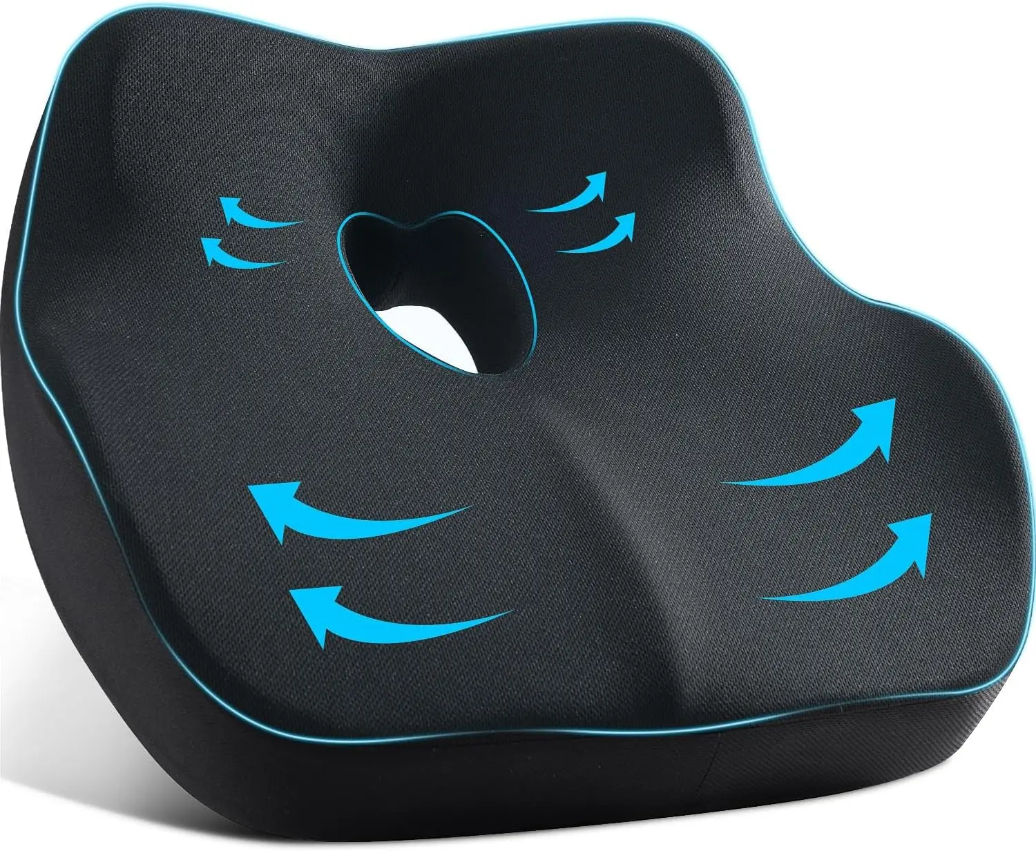 Ergonomic Memory Foam Car Seat Cushion for Sciatica Pain Relief, Larger Driving Pad for Short Drivers on Long Drives - Black
Ergonomic Memory Foam Car Seat Cushion for Sciatica Pain Relief, Larger Driving Pad for Short Drivers on Long Drives - Black