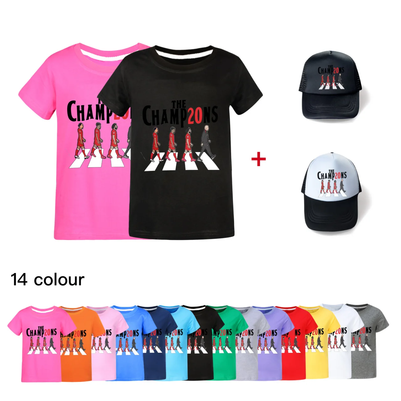 New Liverpool The 20 Champions T Shirt Children Kawaii T-shirt For Boys Girls Kids Clothing Unisex Short Sleeves+sun hat4486
New Liverpool The 20 Champions T Shirt Children Kawaii T-shirt For Boys Girls Kids Clothing Unisex Short Sleeves+sun hat4486