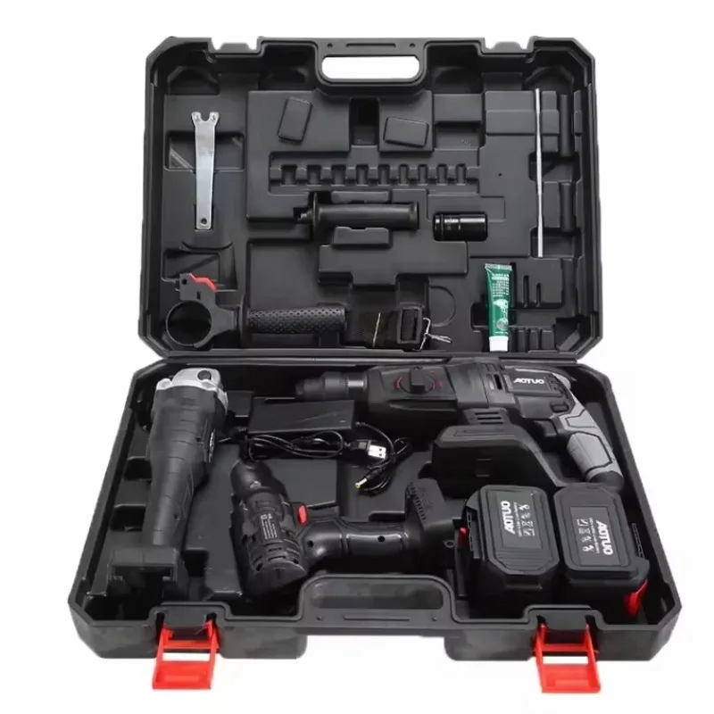 NEW Reliable Quality Wholesale Electric Hammer&Electric Wrench&Angle Grinder Mini Electrical Power Tools Kit Edon
NEW Reliable Quality Wholesale Electric Hammer&Electric Wrench&Angle Grinder Mini Electrical Power Tools Kit Edon