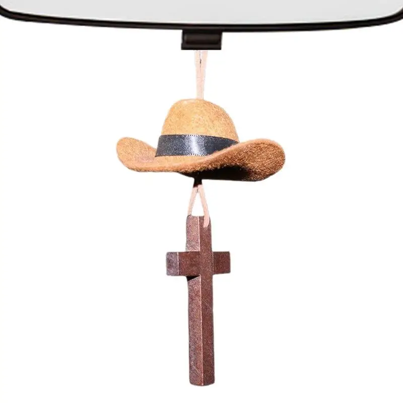 Western Car Decor Cowboy Hat Car Mirror Hanger Rearview Pendant Cute Decor Automotive Accessories Oxford Cloth Miniature Pendant
Western Car Decor Cowboy Hat Car Mirror Hanger Rearview Pendant Cute Decor Automotive Accessories Oxford Cloth Miniature Pendant