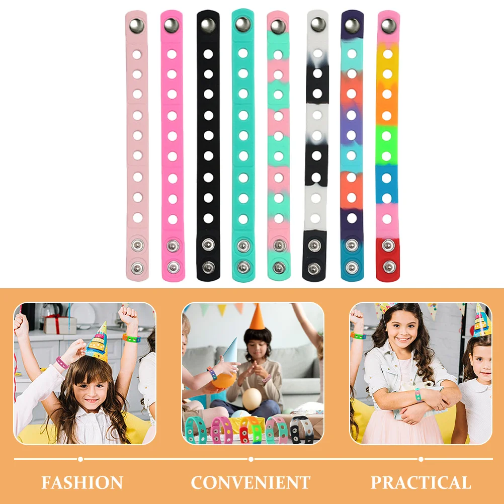 8pcs Silicone Bracelets 8 Colors Unisex Fashion Wristbands For Events Sports Party Diy Decorative Adjustable Stretchy Waterproof
8pcs Silicone Bracelets 8 Colors Unisex Fashion Wristbands For Events Sports Party Diy Decorative Adjustable Stretchy Waterproof