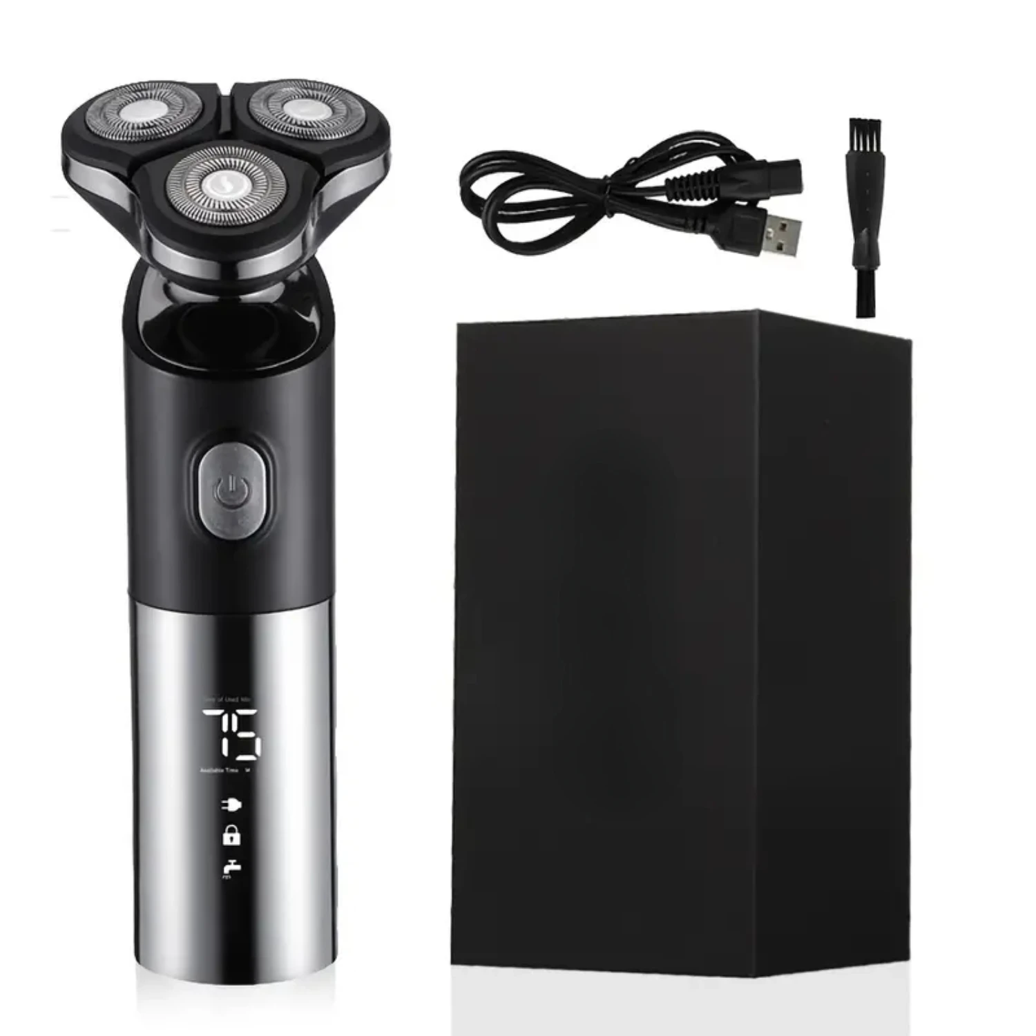 Waterproof and Durable Cordless Rechargeable Mens Electric Beard Trimmer - Rotary Face Shaving Razors, Portable Wet Dry Travel
Waterproof and Durable Cordless Rechargeable Mens Electric Beard Trimmer - Rotary Face Shaving Razors, Portable Wet Dry Travel