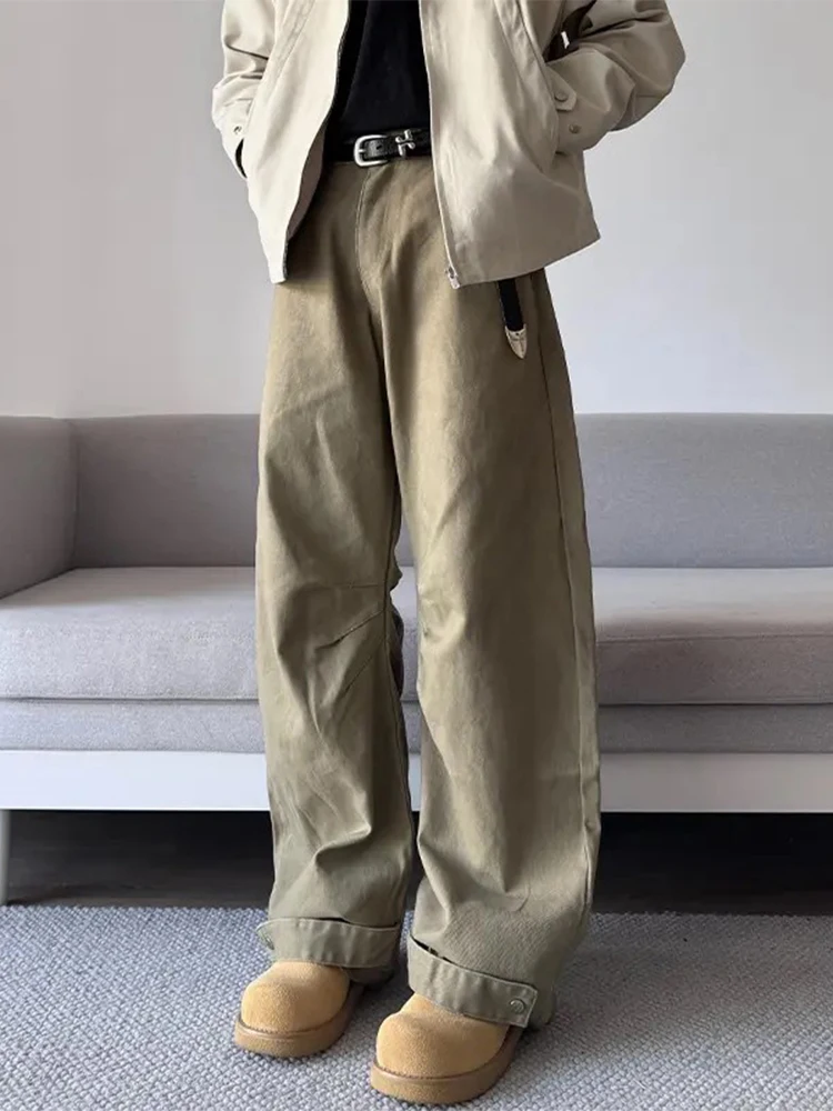 Khaki Color Men's Casual Jeans Spring Autumn American Retro Workwear Pants Cleanfit Wide Leg Long Trousers Knife
Khaki Color Men's Casual Jeans Spring Autumn American Retro Workwear Pants Cleanfit Wide Leg Long Trousers Knife