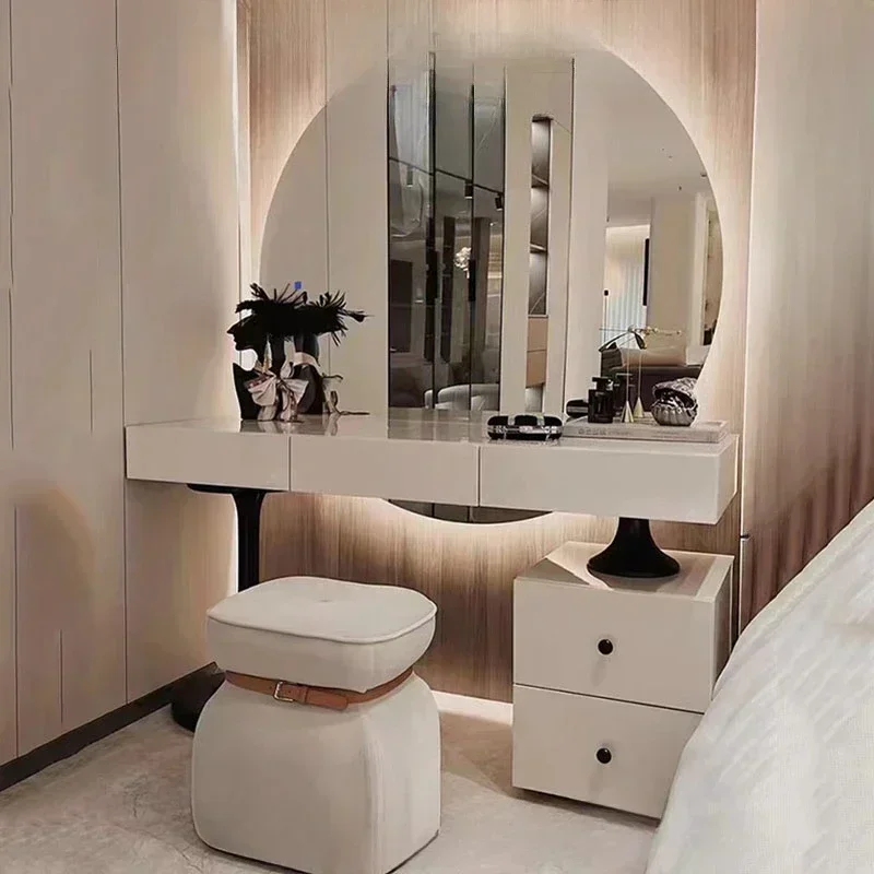 Bedroom Luxury Furniture Room Makeup Vanity Desk Table Modern Girls Minimalist Dressing Home Items Woman Tocadores Hotel Salon
Bedroom Luxury Furniture Room Makeup Vanity Desk Table Modern Girls Minimalist Dressing Home Items Woman Tocadores Hotel Salon