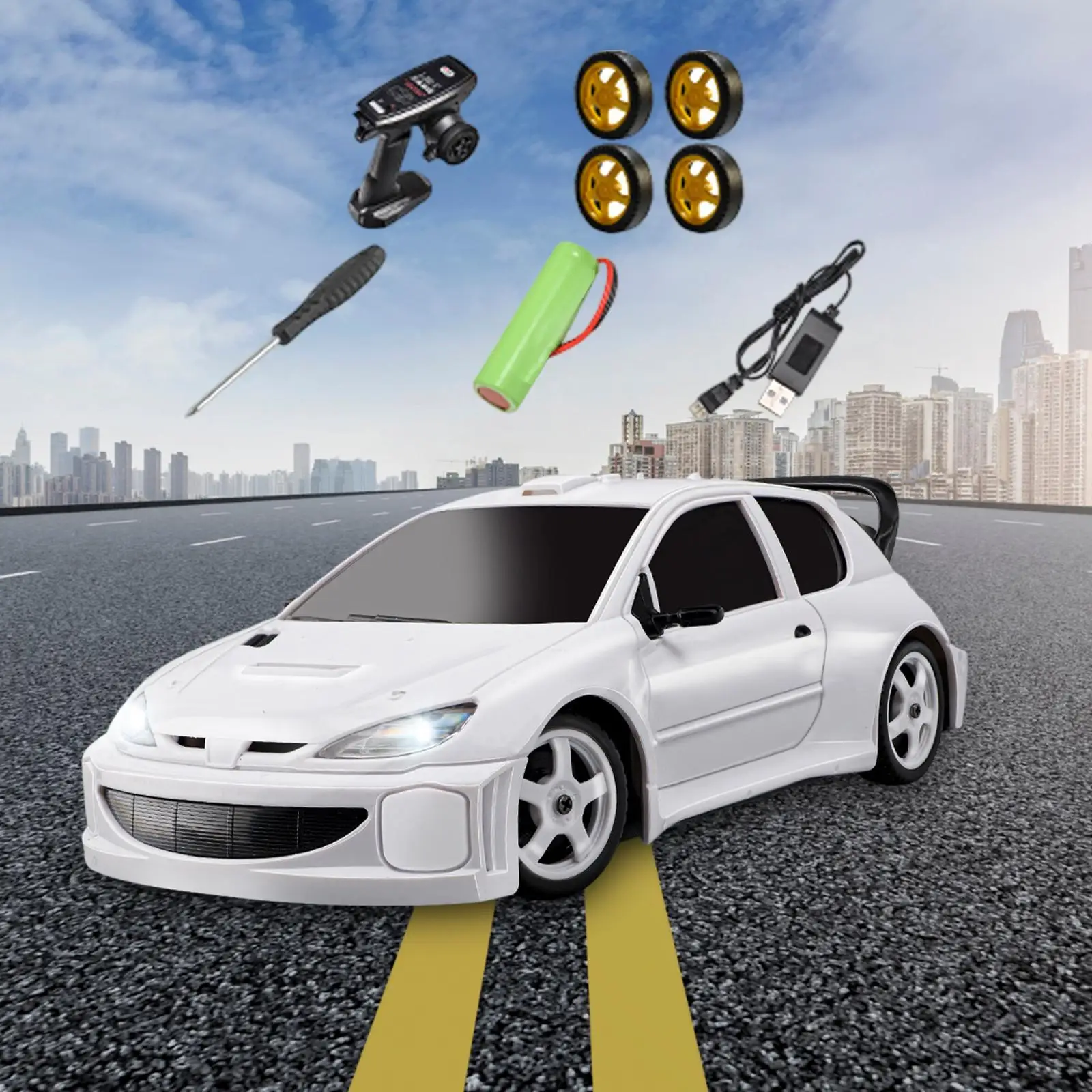 RC Drifting Car 1:28 Scale Electric Toy Hobby Model Sport Car Toy Remote Control Car for Kids Children Adults Festivals Present
RC Drifting Car 1:28 Scale Electric Toy Hobby Model Sport Car Toy Remote Control Car for Kids Children Adults Festivals Present