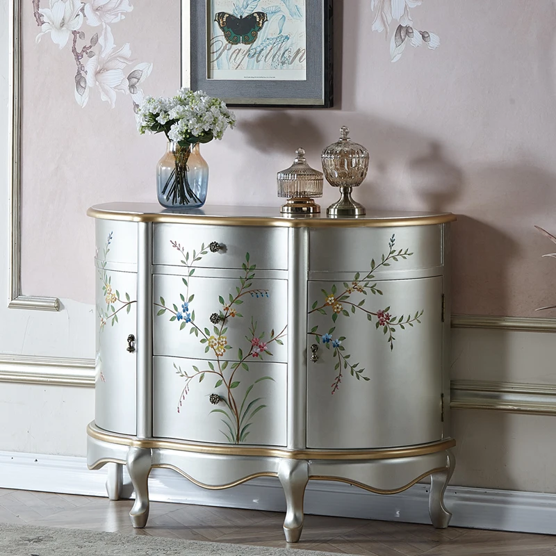 Европейский входной шкаф из массива дерева, простой буфет для прихожей, светлая роскошная мебель для гостиной
Европейский входной шкаф из массива дерева, простой буфет для прихожей, светлая роскошная мебель для гостиной