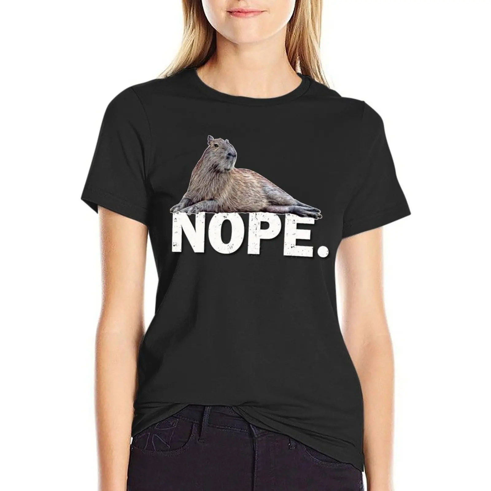 Capybara T-Shirt animal print shirt for girls summer tops t-shirt dress for Women long
Capybara T-Shirt animal print shirt for girls summer tops t-shirt dress for Women long