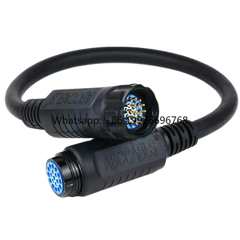 19-pin Socapex 19-core PVC Flame Retardant/Fire-Resistant Power Cord for Stage Lighting Extension Wiring
19-pin Socapex 19-core PVC Flame Retardant/Fire-Resistant Power Cord for Stage Lighting Extension Wiring