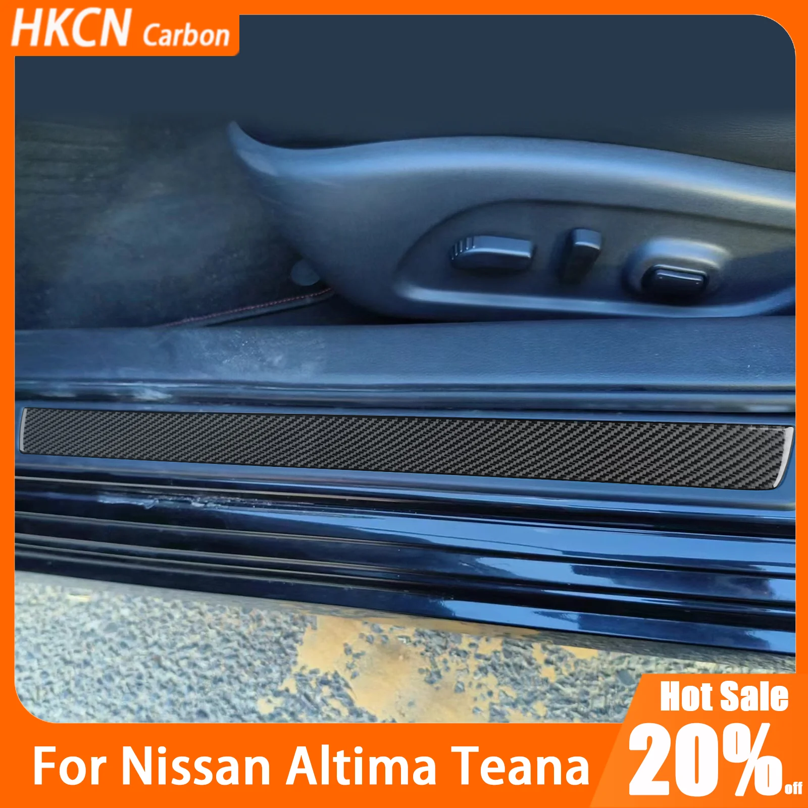 For Nissan Altima 2013—2018 Carbon Fiber Threshold Panel Door Sill Decoration Car Accessories Interior Cover Trim Sticker Decals
For Nissan Altima 2013—2018 Carbon Fiber Threshold Panel Door Sill Decoration Car Accessories Interior Cover Trim Sticker Decals