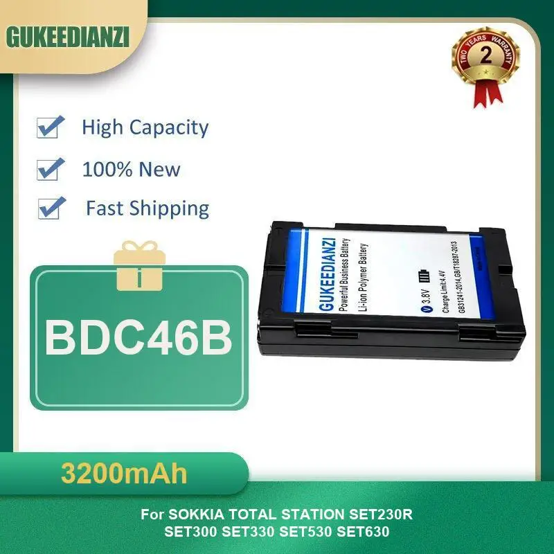 Battery For SOKKIA TOTAL STATION SET230R SET300 SET330 SET530 SET630 GM52 BDC71 SET330R SET530R SET630R SET230R3 SET330R3
Battery For SOKKIA TOTAL STATION SET230R SET300 SET330 SET530 SET630 GM52 BDC71 SET330R SET530R SET630R SET230R3 SET330R3
