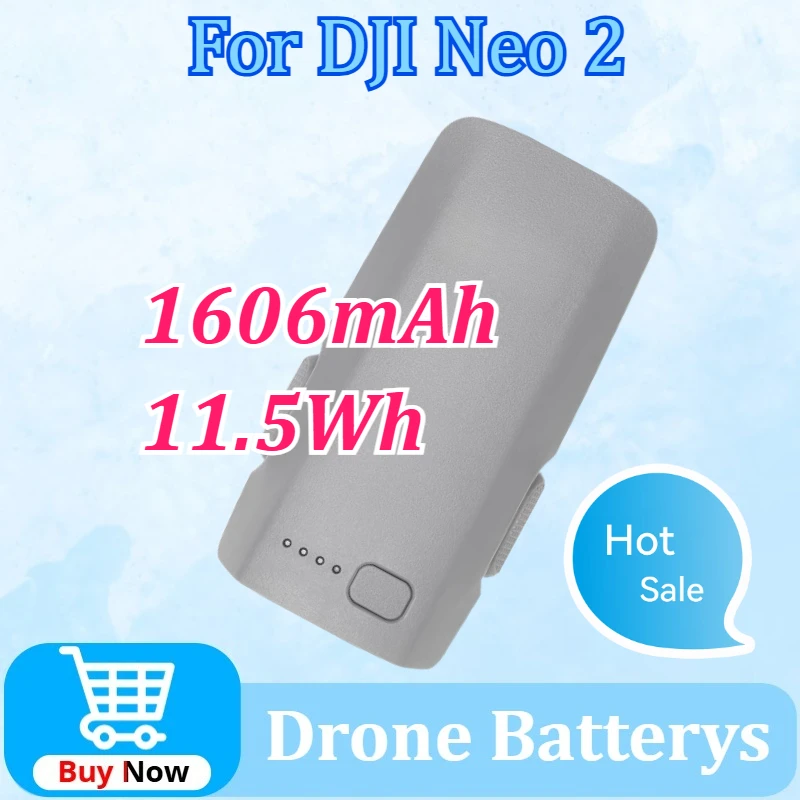 New for DJI Neo 2 Battery Drone Accessory 7.16V 1606mAh 11.5Wh Upgraded Smart Flight Battery Quality in Stock
New for DJI Neo 2 Battery Drone Accessory 7.16V 1606mAh 11.5Wh Upgraded Smart Flight Battery Quality in Stock