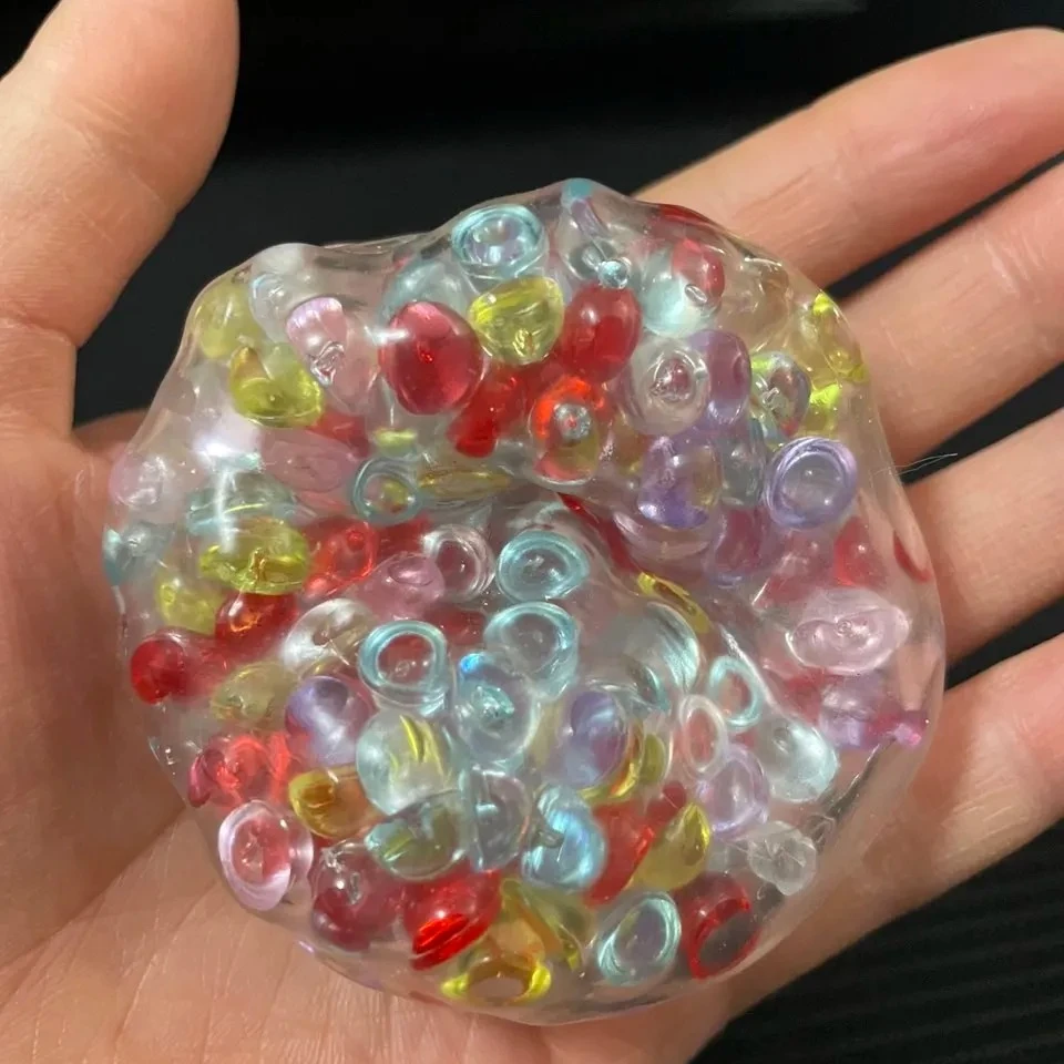 1 PCS Rainbow Cube Stress Ball TPR Bead Pressure Reducing Decompression Pinch Ball for Children DIY Handmade Adult Vent Toy
1 PCS Rainbow Cube Stress Ball TPR Bead Pressure Reducing Decompression Pinch Ball for Children DIY Handmade Adult Vent Toy