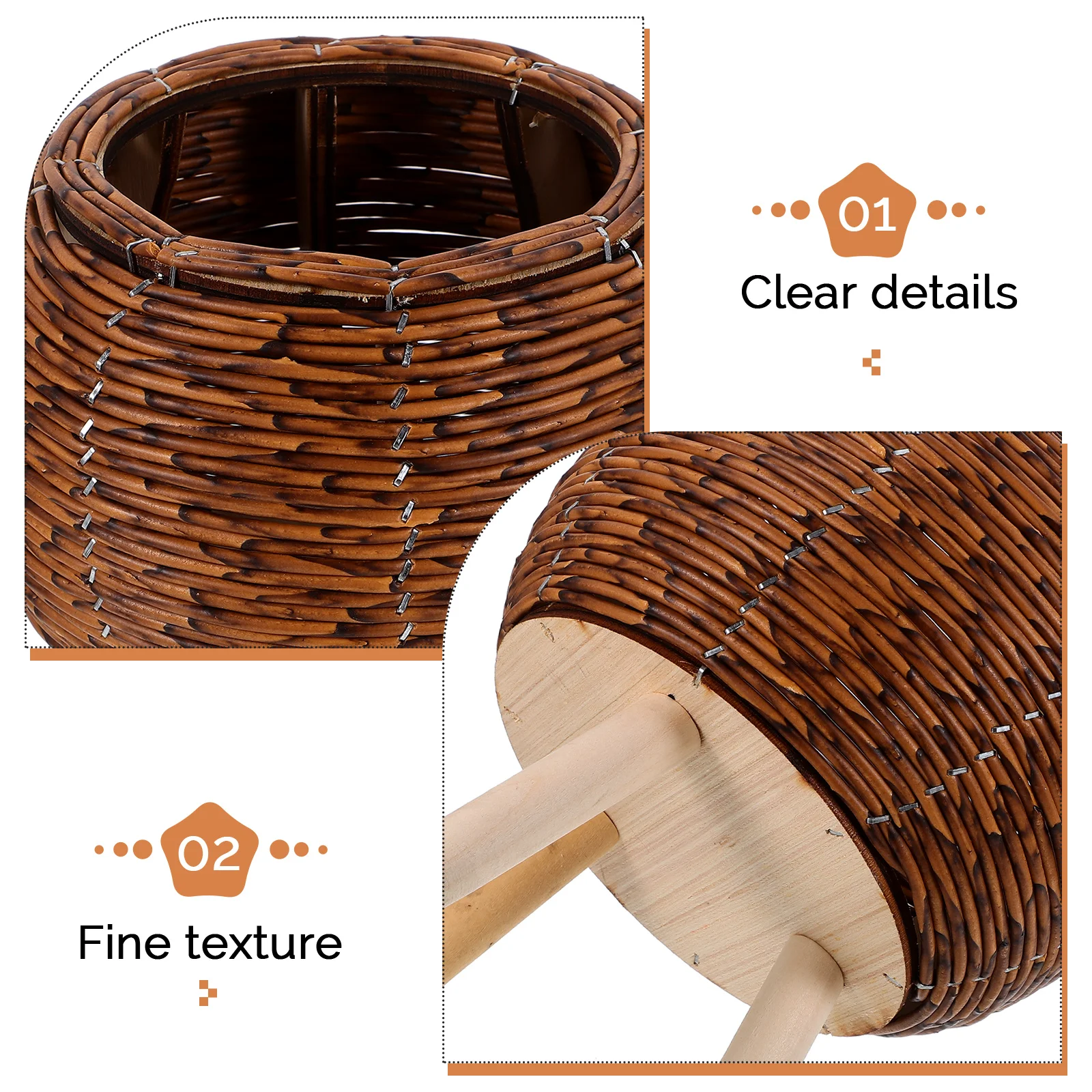 Flower Pot Stand Woven PP Basket Storage Bracket for Indoor Plants Decorative Planters Large Space Practical Home Triangle Shelf
Flower Pot Stand Woven PP Basket Storage Bracket for Indoor Plants Decorative Planters Large Space Practical Home Triangle Shelf