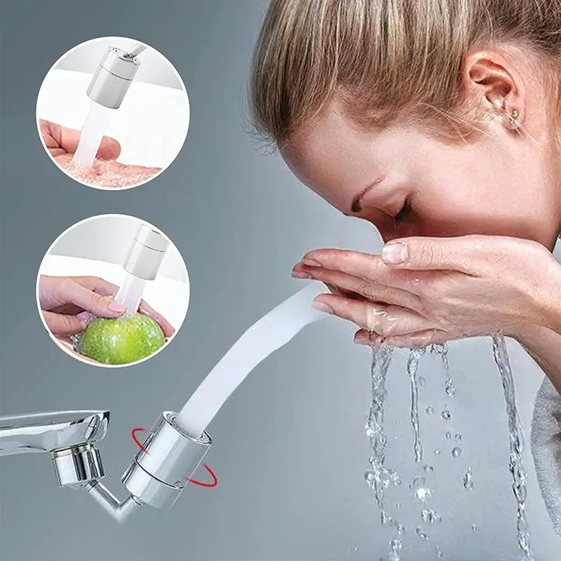 720 Degree Universal Tap Aerator Splash-proof Swivel Water Saving ABS Plastic Faucet Spray Head Wash Basin Tap Extender Adapter
720 Degree Universal Tap Aerator Splash-proof Swivel Water Saving ABS Plastic Faucet Spray Head Wash Basin Tap Extender Adapter