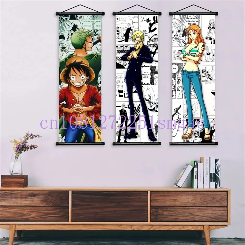 ONE PIECE Scrolls Pictures Roronoa Zoro Anime Poster Hancock Hanging Painting Nami Home Decor Monkey D. Luffy Wall Art Yamato
ONE PIECE Scrolls Pictures Roronoa Zoro Anime Poster Hancock Hanging Painting Nami Home Decor Monkey D. Luffy Wall Art Yamato