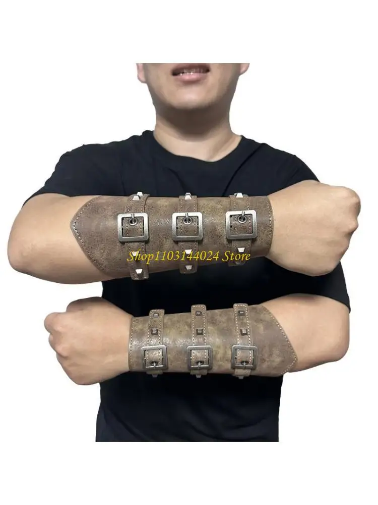 N5KE Medieval Men Cosplay Arm Warmers Lace-up Vintage Pirate Knight Wristband Bracer Adjustable Accessories
N5KE Medieval Men Cosplay Arm Warmers Lace-up Vintage Pirate Knight Wristband Bracer Adjustable Accessories