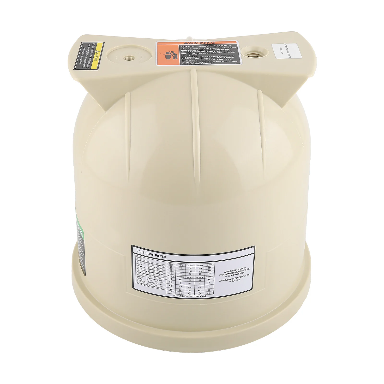 Filter Cover Lid for Pentair Clean & Clear 75 150 200 Sq ft Cartridge Filters 178561 711572698563 0788379671488
Filter Cover Lid for Pentair Clean & Clear 75 150 200 Sq ft Cartridge Filters 178561 711572698563 0788379671488