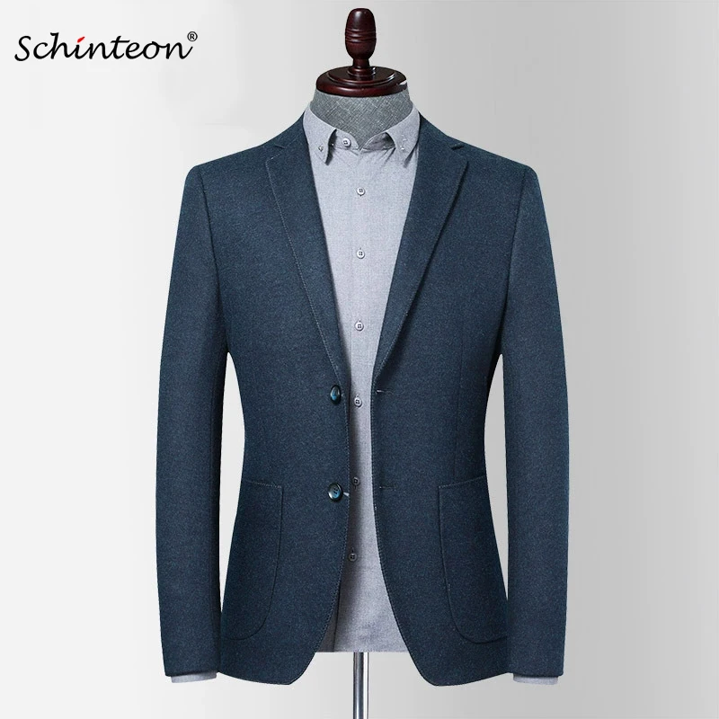 Schinteon Men's Wool Blazer Jacket Business Autumn Winter Casual High Quality Thick Slim Fit Outwear Korean Jackets 2026 New
Schinteon Men's Wool Blazer Jacket Business Autumn Winter Casual High Quality Thick Slim Fit Outwear Korean Jackets 2026 New